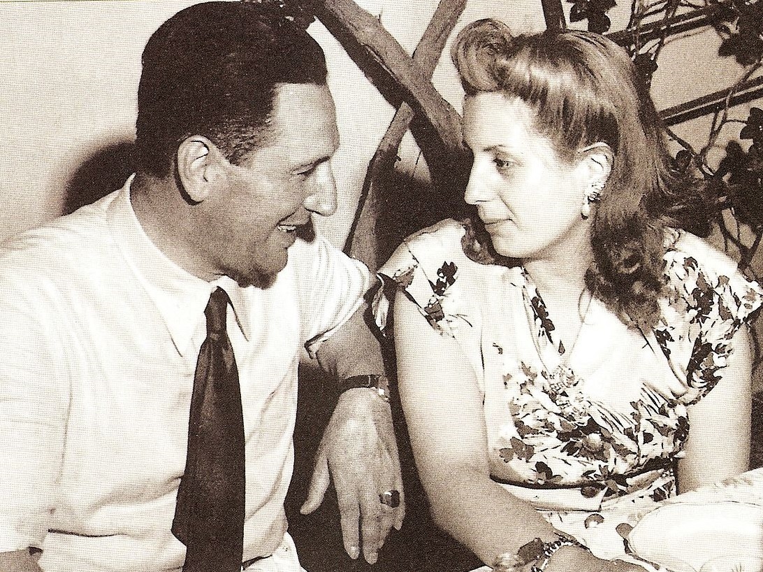 Evita & Perón on New Year at Santiago del Estero - 1946