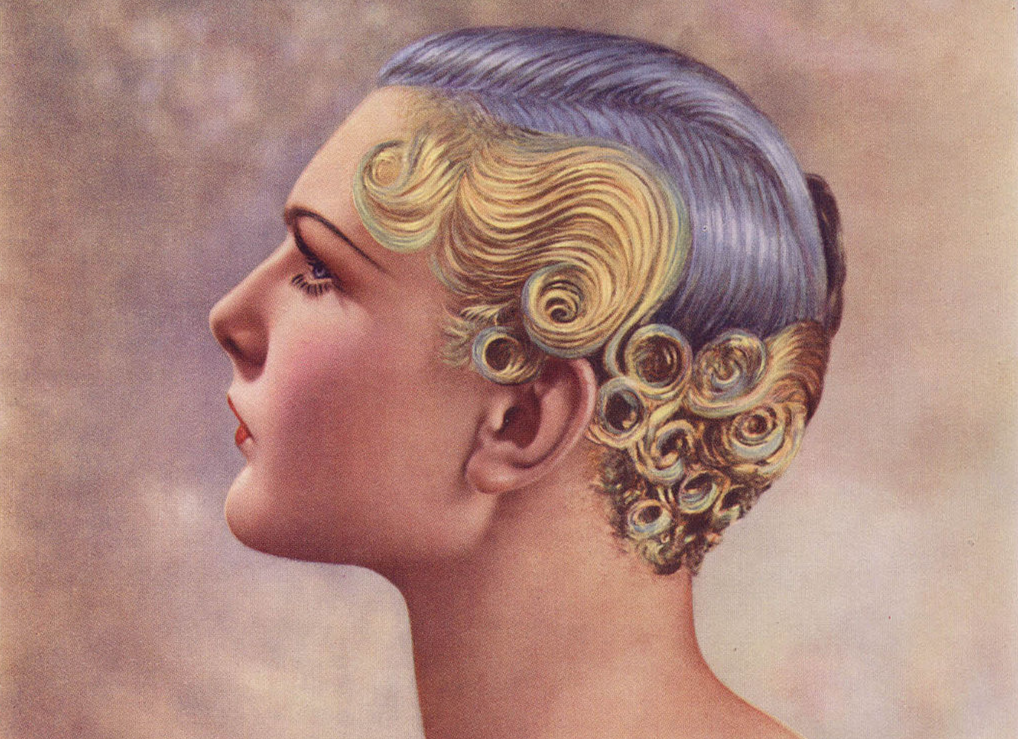 Marcel waves hairstyle