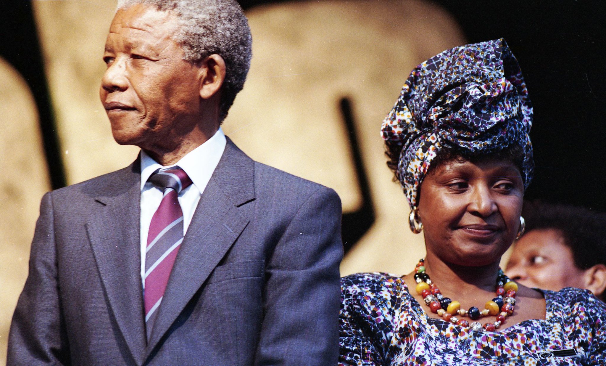 Nelson Mandela et Winnie Mandela - 1990