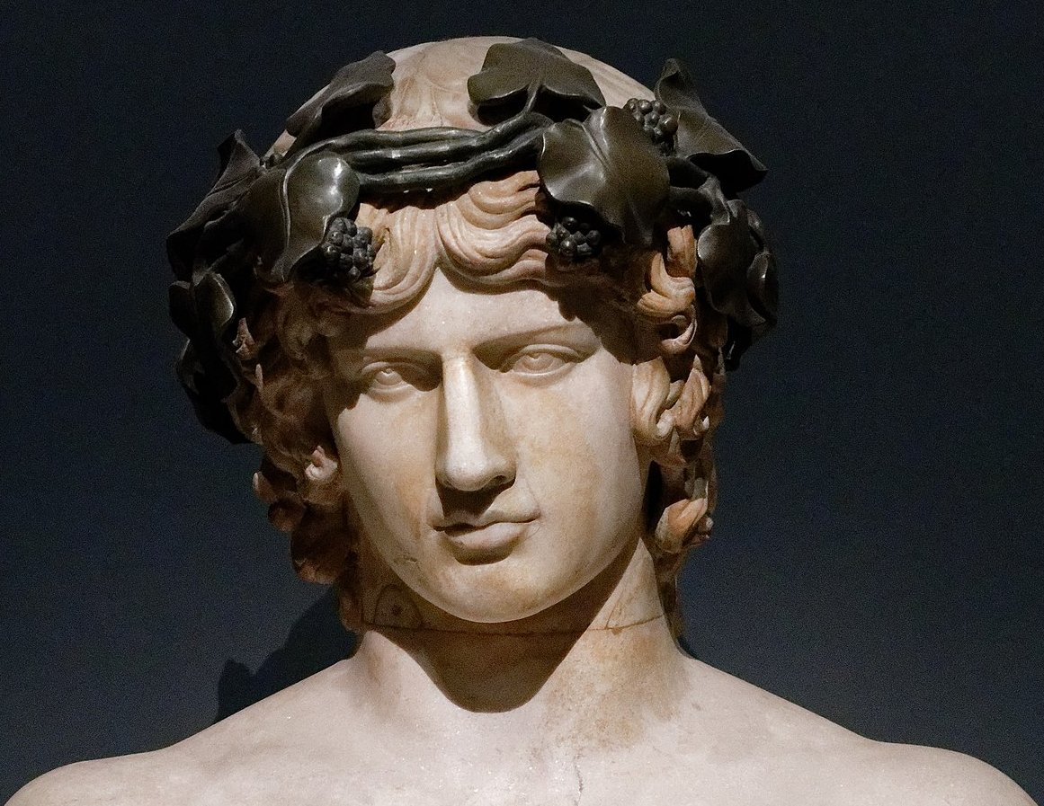 Bust of Antinous from the Villa Adriana in Tivoli