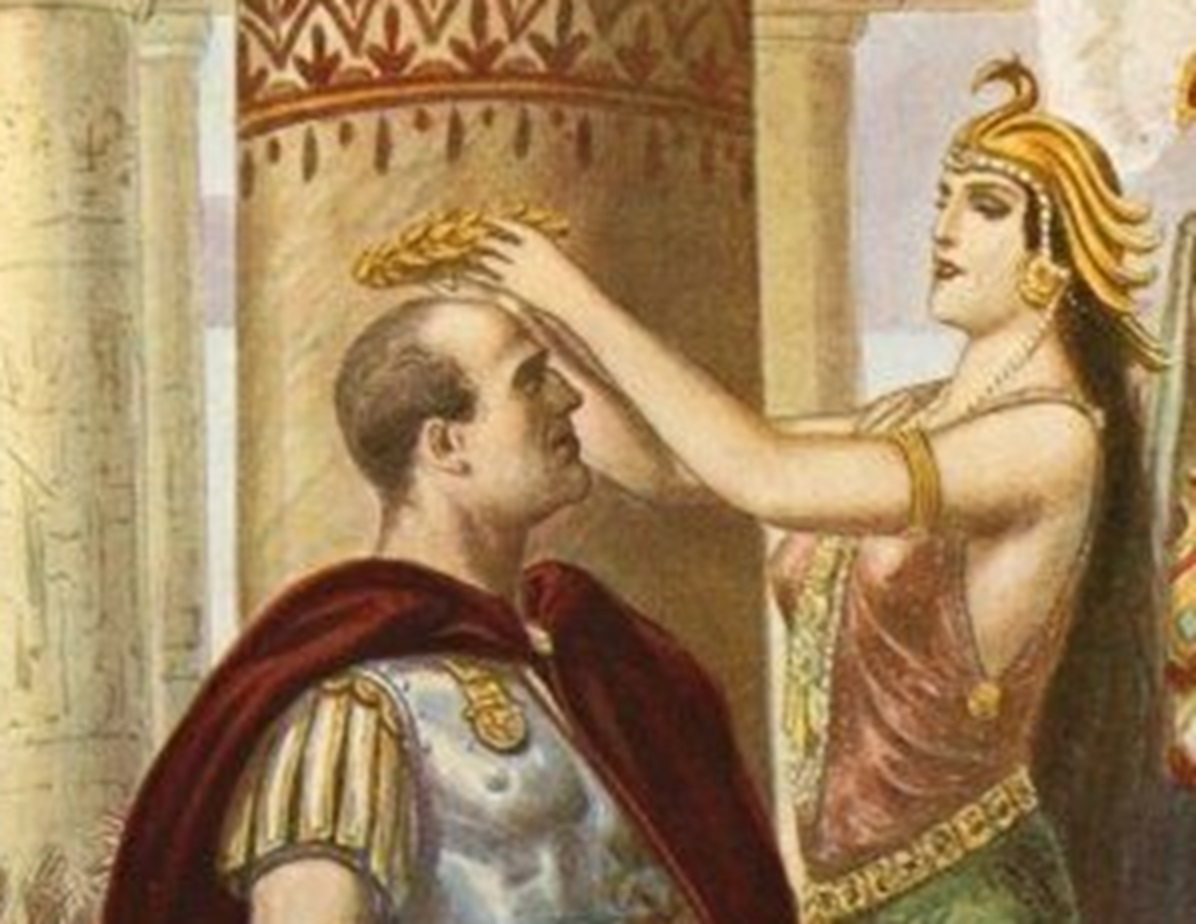 Illustration of Caesar and Cleopatra - before 1937
