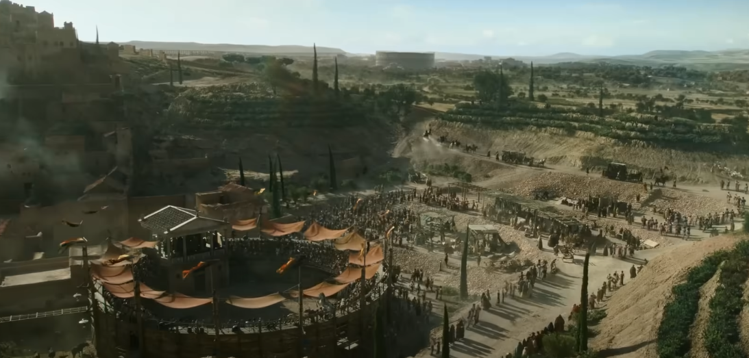 image from above from gladiator