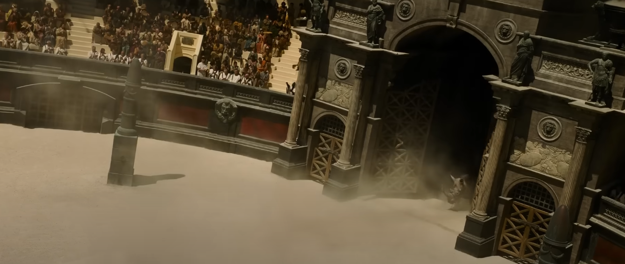 image from above from gladiator movie scenes