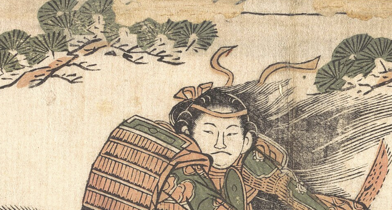 Tomoe Gozen at battle