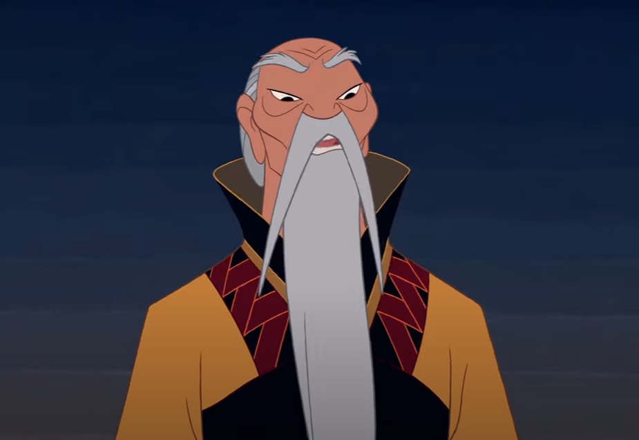 Screenshot from the animated musical coming-of-age action-adventure film Mulan (1998)