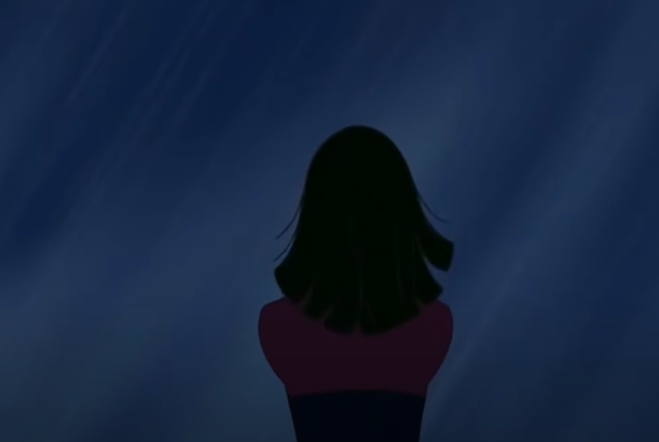 Screenshot from the animated musical coming-of-age action-adventure film Mulan (1998)