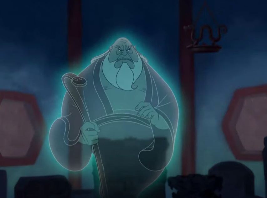 Screenshot from the animated musical coming-of-age action-adventure film Mulan (1998)