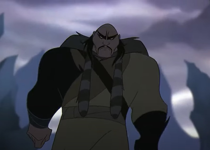 Screenshot from the animated musical coming-of-age action-adventure film Mulan (1998)