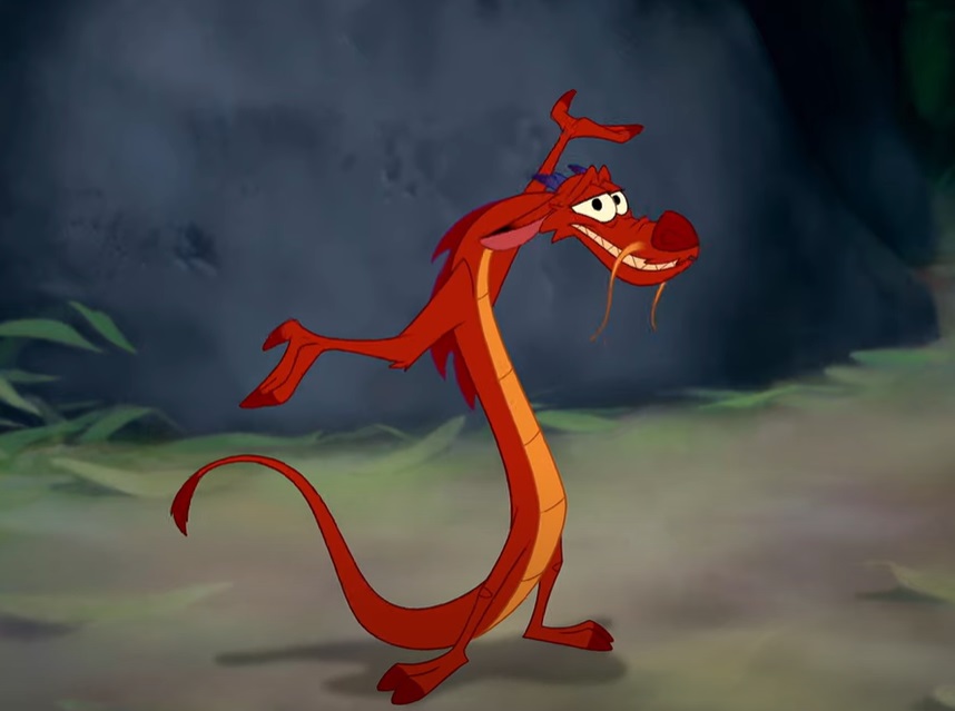 Screenshot from the animated musical coming-of-age action-adventure film Mulan (1998)