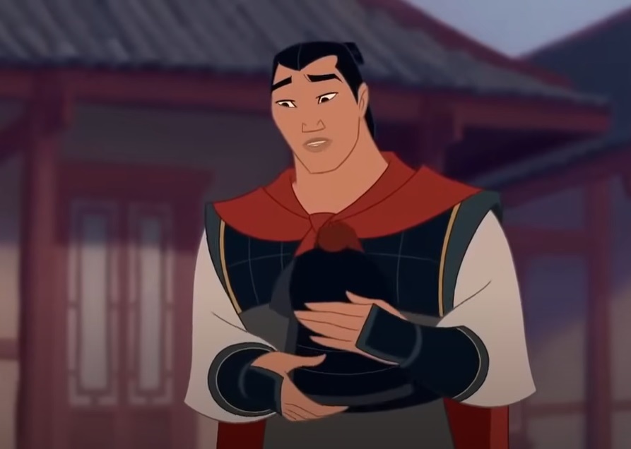 Screenshot from the animated musical coming-of-age action-adventure film Mulan (1998)