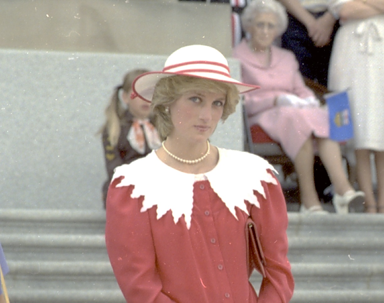 Royal Visit Of Prince Charles And Princess Diana To Edmonton, Alberta