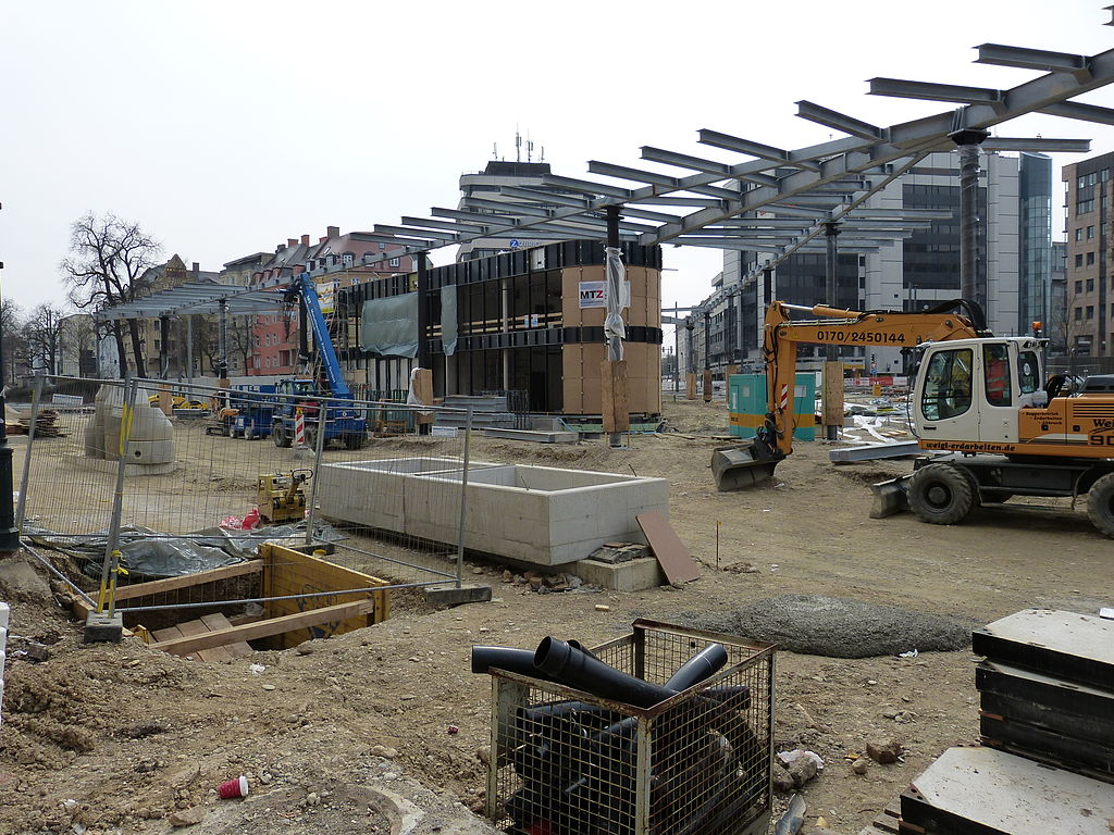 Photo of Construction Site in Augsburg Germany