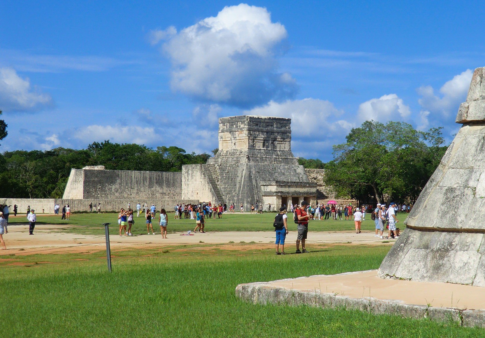 Landscape Photo of Great Ball Court in Mexico, Chichén Itzá