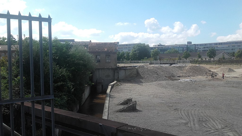 Photo of Construction Site in Augsburg Germany.