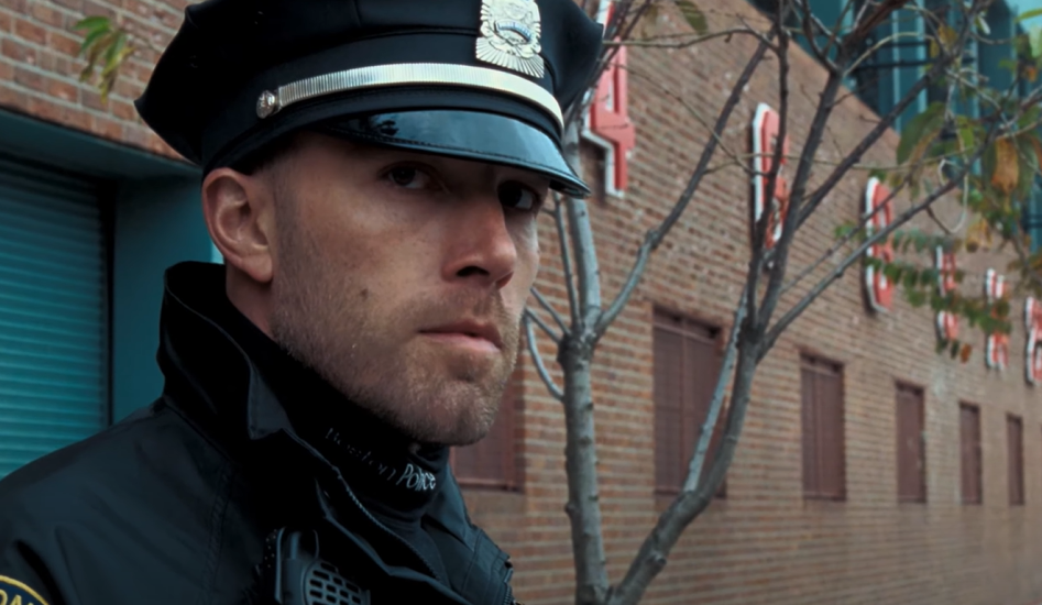 Ben Affleck dressed up as cop