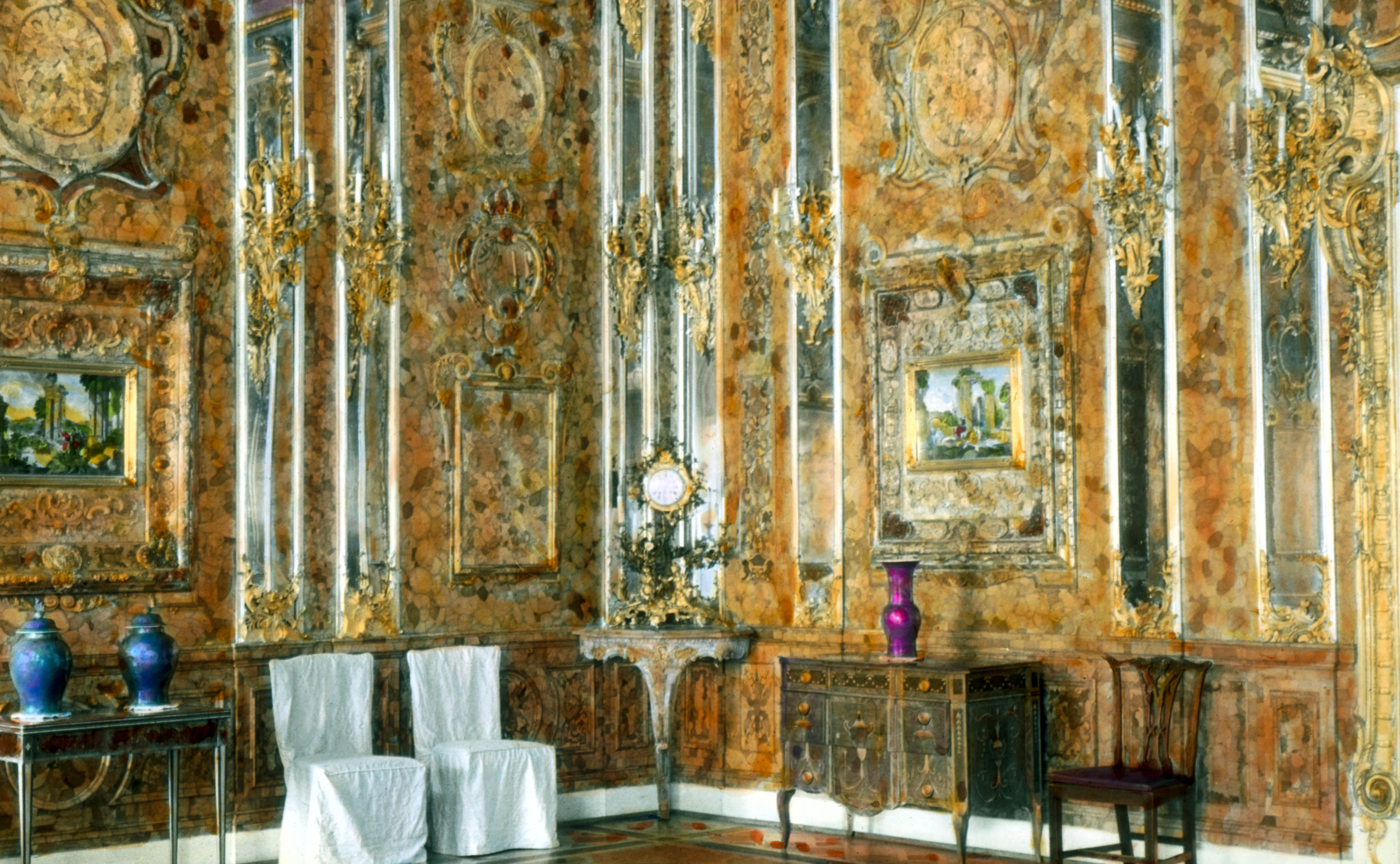 Catherine Palace Interior - Amber Room