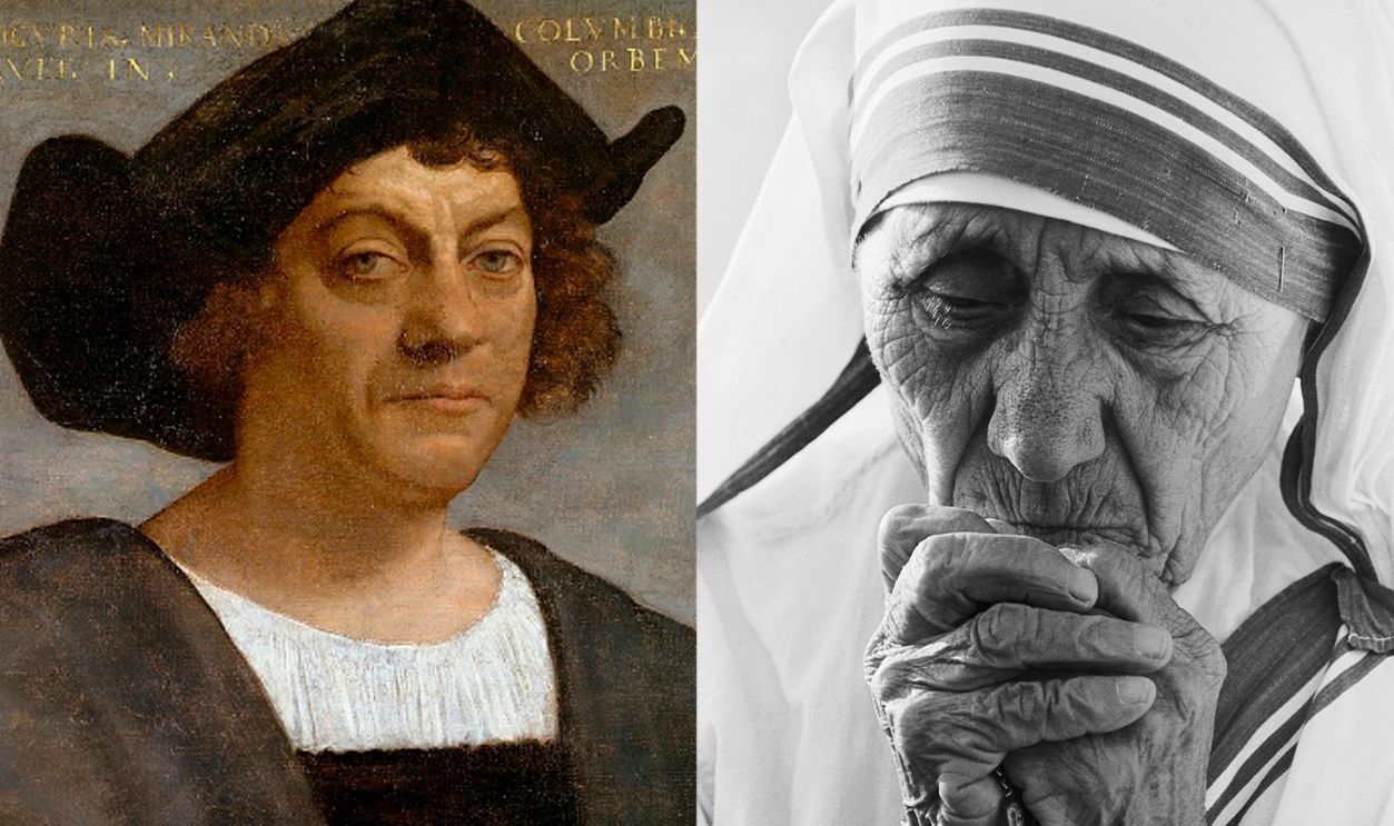 Christopher Columbus Mother Teresa Split
