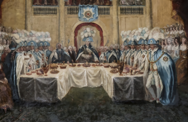 The Installation Banquet Of The Knights Of St Patrick In St. Patrick's Hall