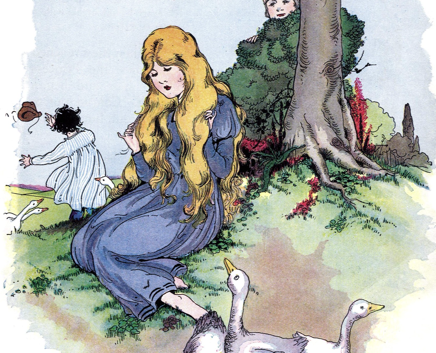 The Goose Girl, from the 1920s children's book