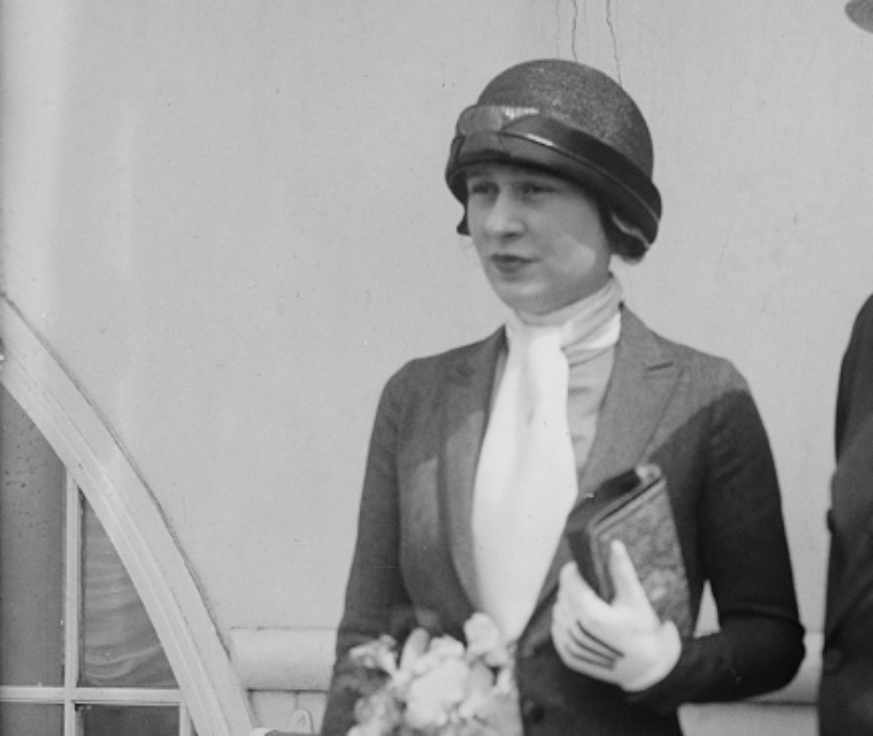 Gloria Morgan Vanderbilt wearing a hat
