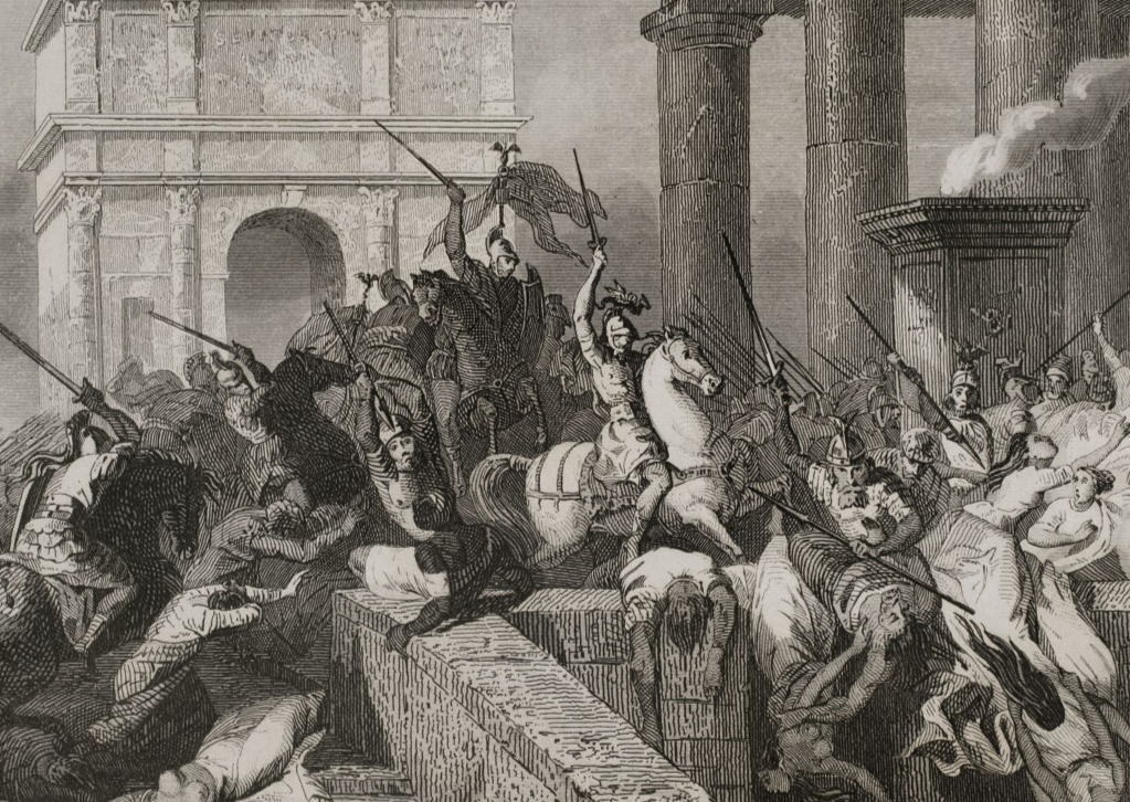 Sack of Rome by the Visigoths led by Alaric