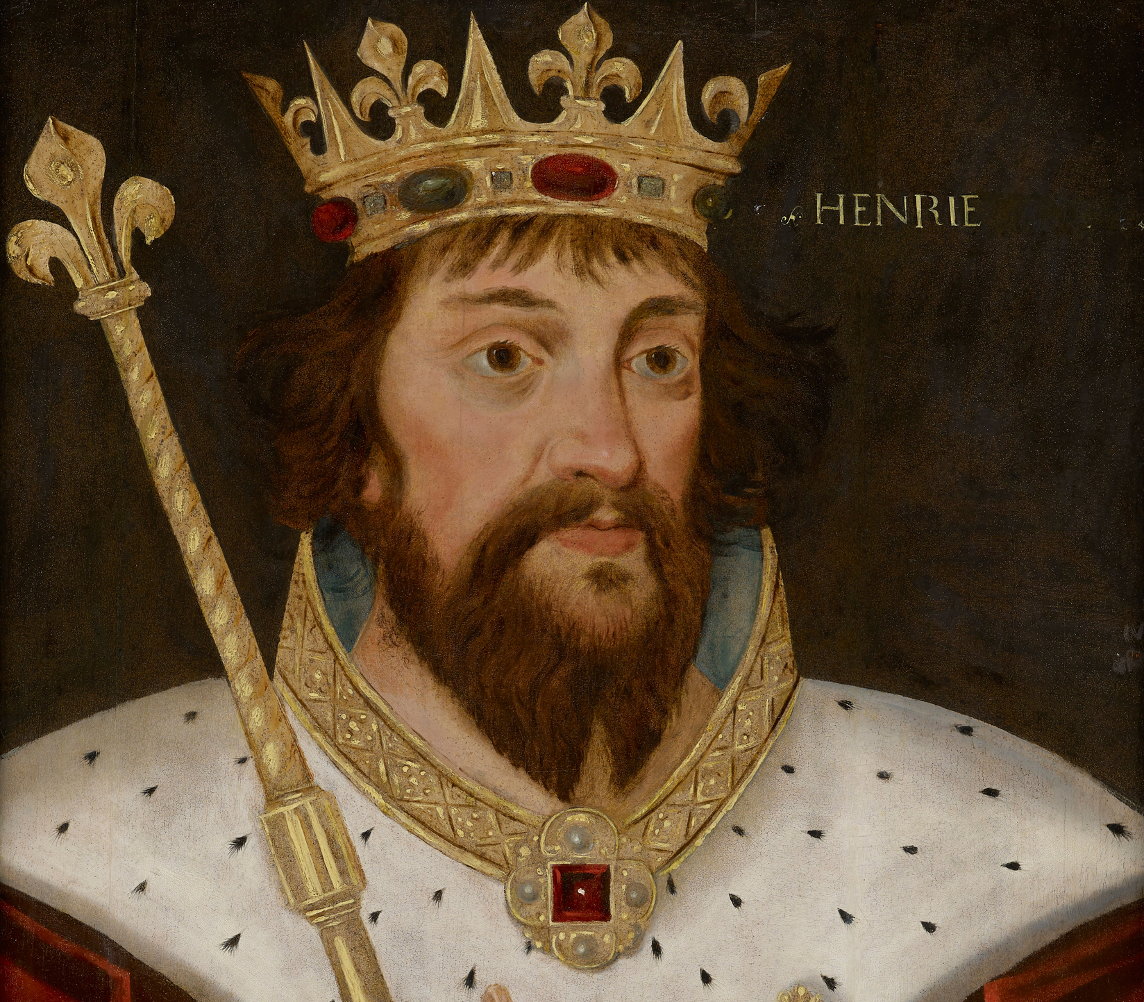 Portrait Painting of Henry I of England also known as Henry Beauclerc