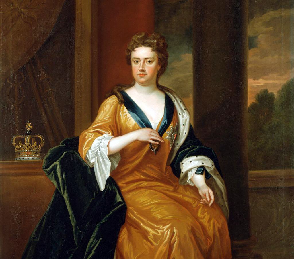 Portrait Painting of Anne, Queen of Great Britain by Charles Jervas