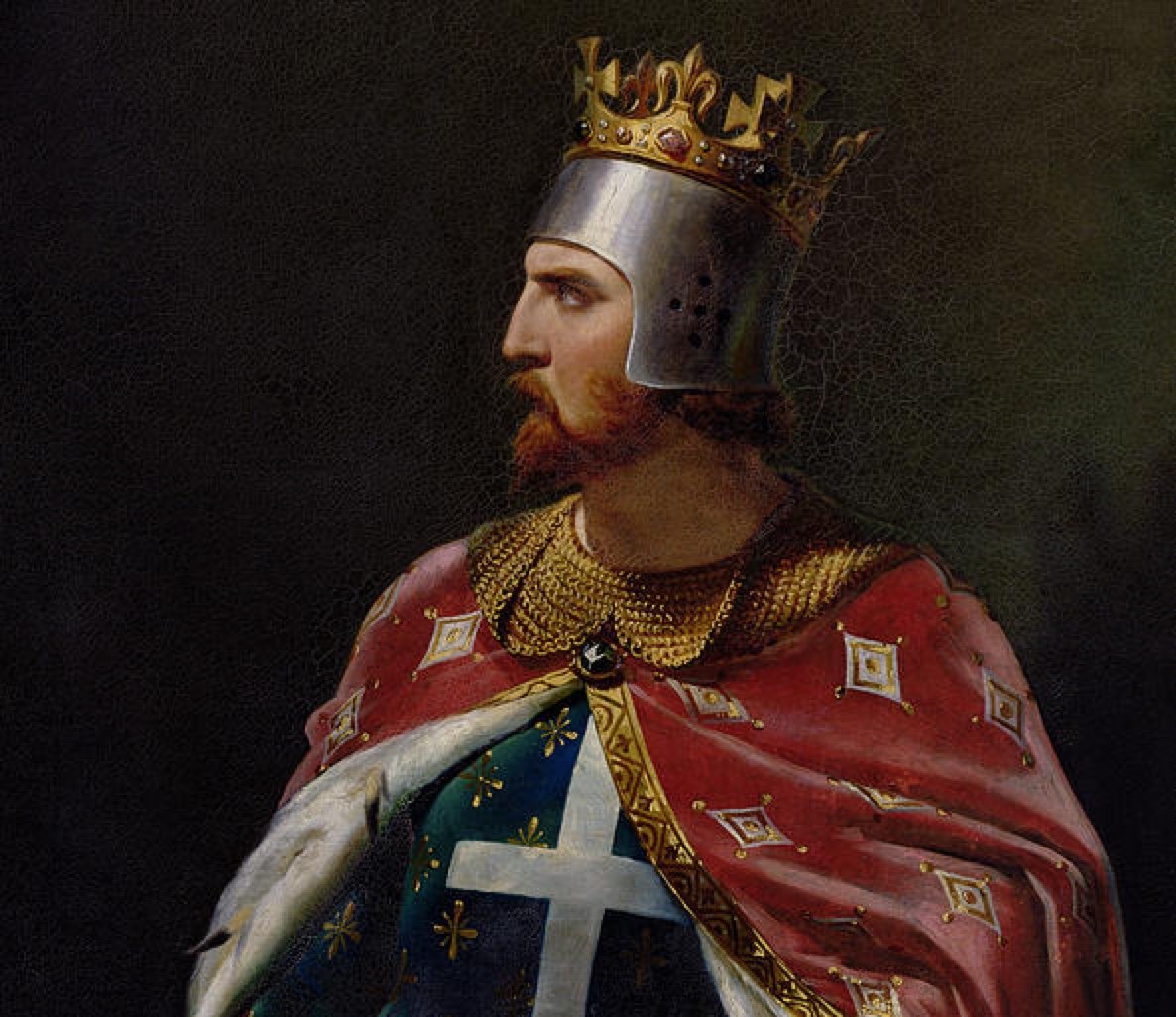 Portrait Painting of Richard I of England known as Richard the Lionheart