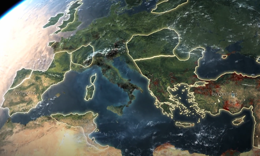 image from the film Barbarians Rising