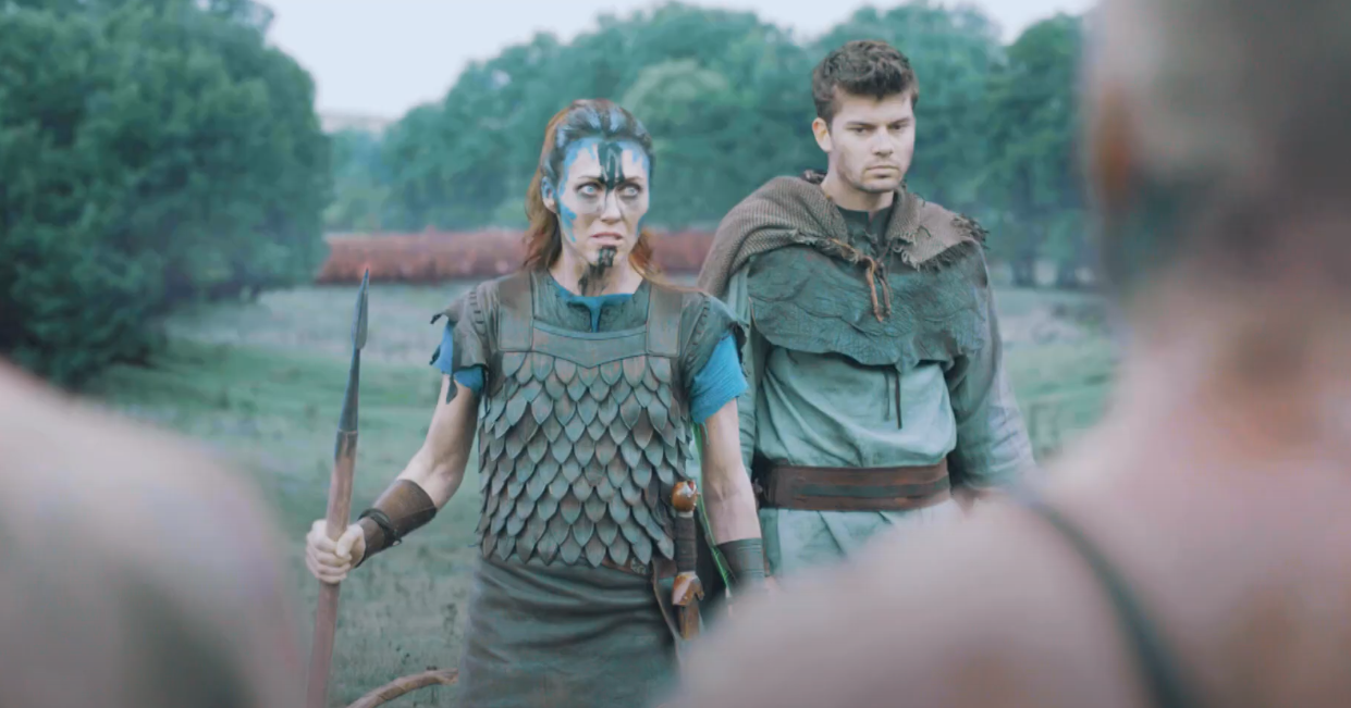 image from the film Barbarians Rising