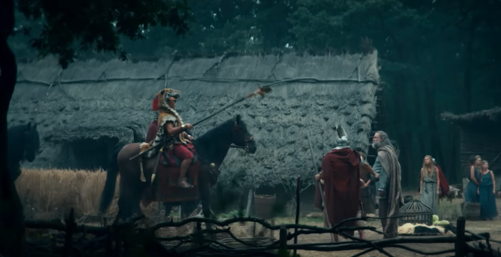 image from the film Barbarians