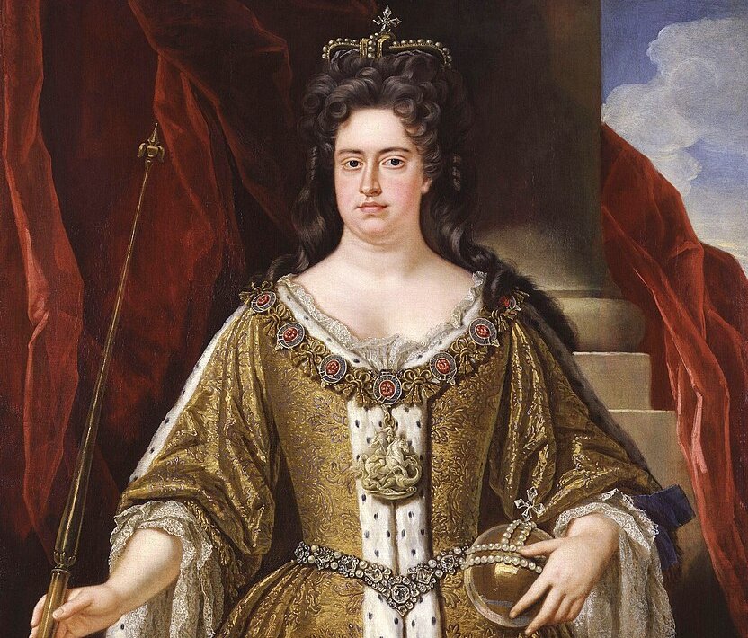 Portrait Painting of Anne, Queen of Great Britain by John Closterman