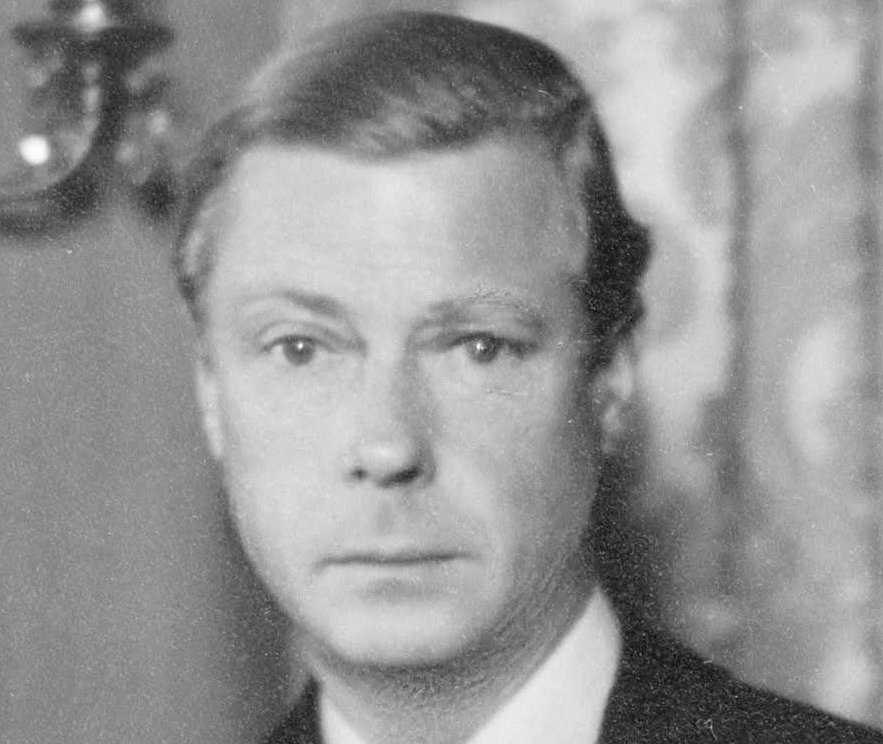 Grayscale Portrait Photo of Edward VIII later known as the Duke of Windsor