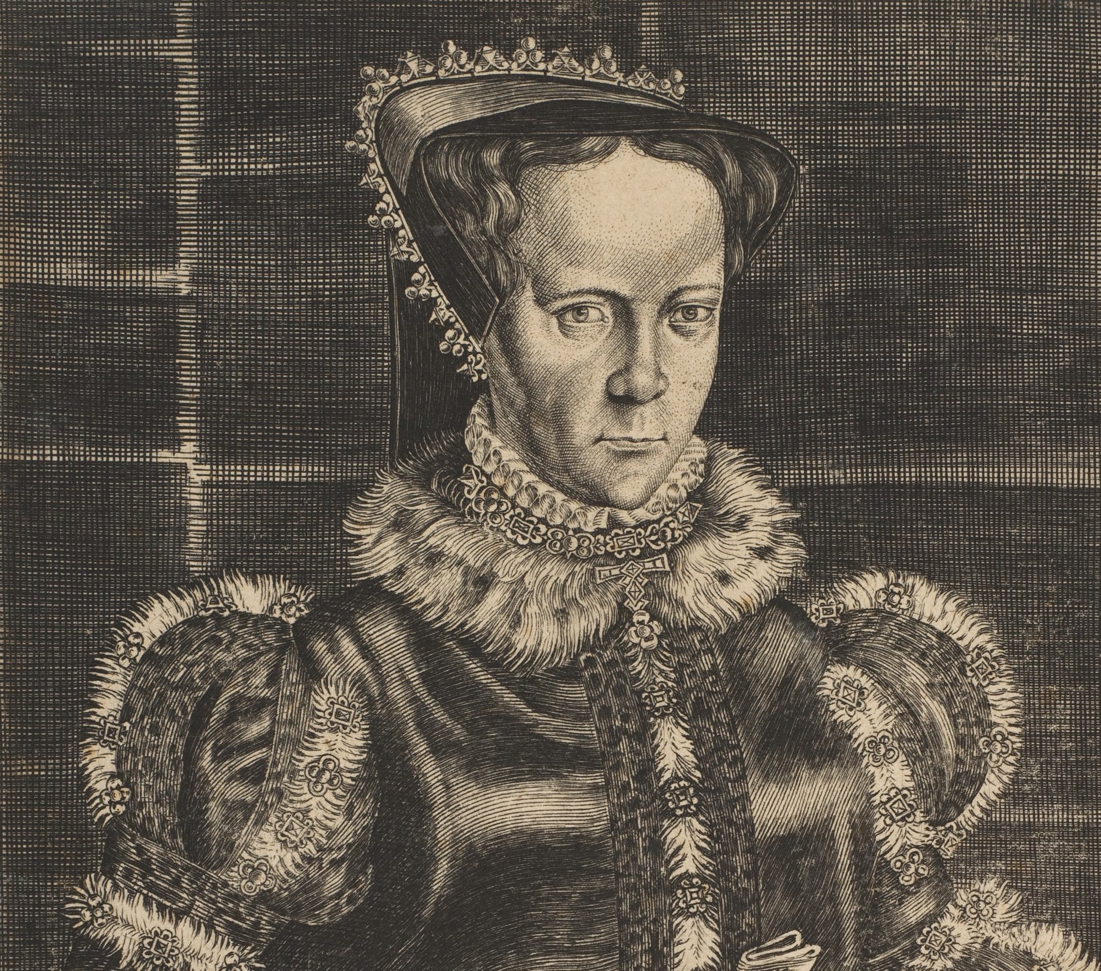 Portrait Painting of Mary I of England also known as Mary Tudor, and as