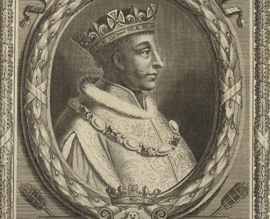 Portrait Engraving of Henry V of England also called Henry of Monmouth
