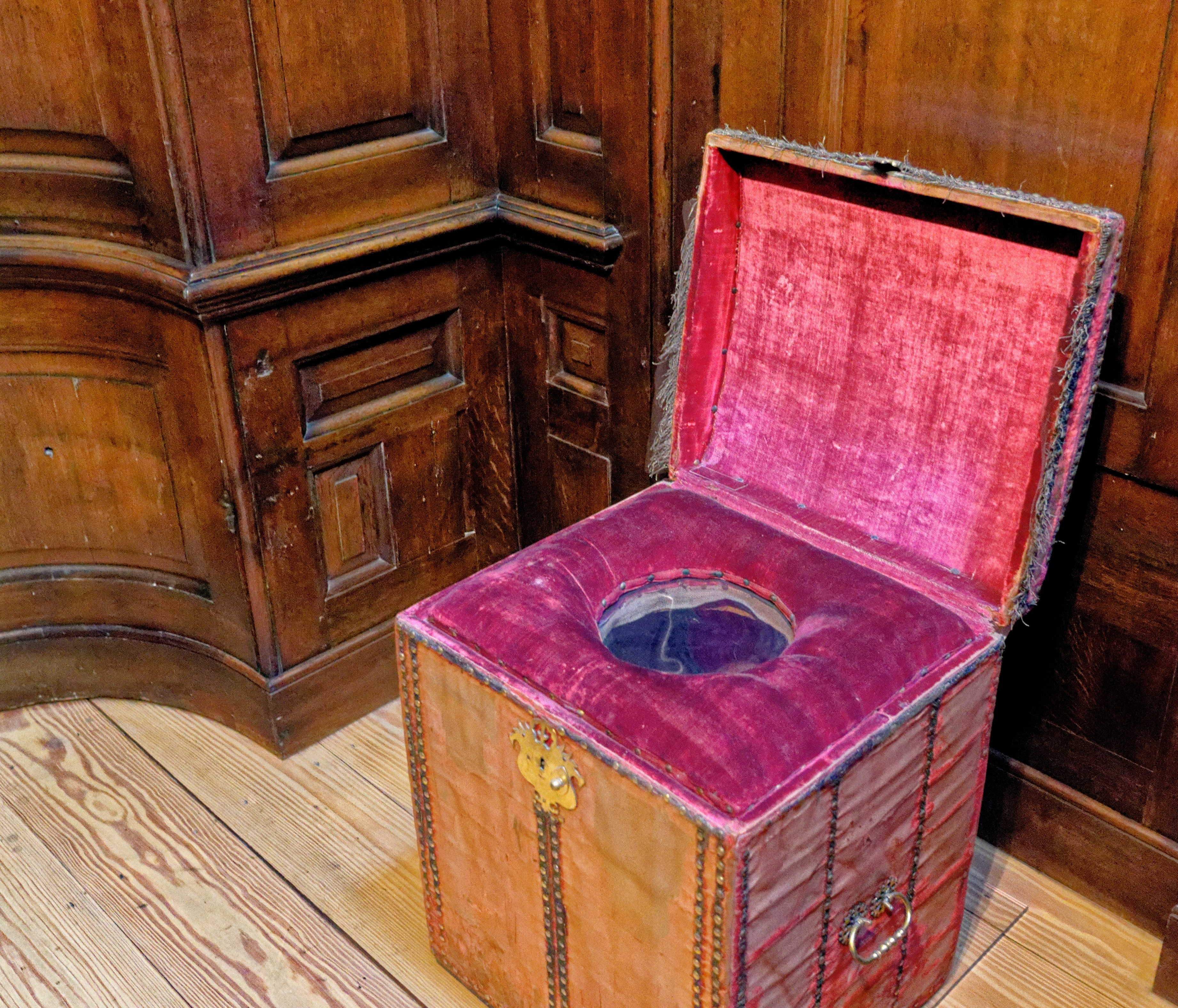 Commode in Bedchamber at Hampton Court Palace