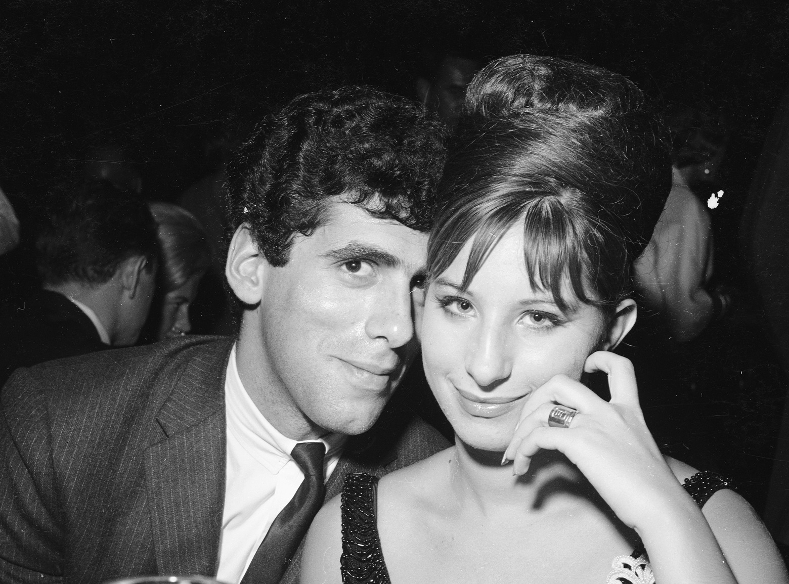 Barbra Streisand with her husband, actor Elliott Gould - 1967