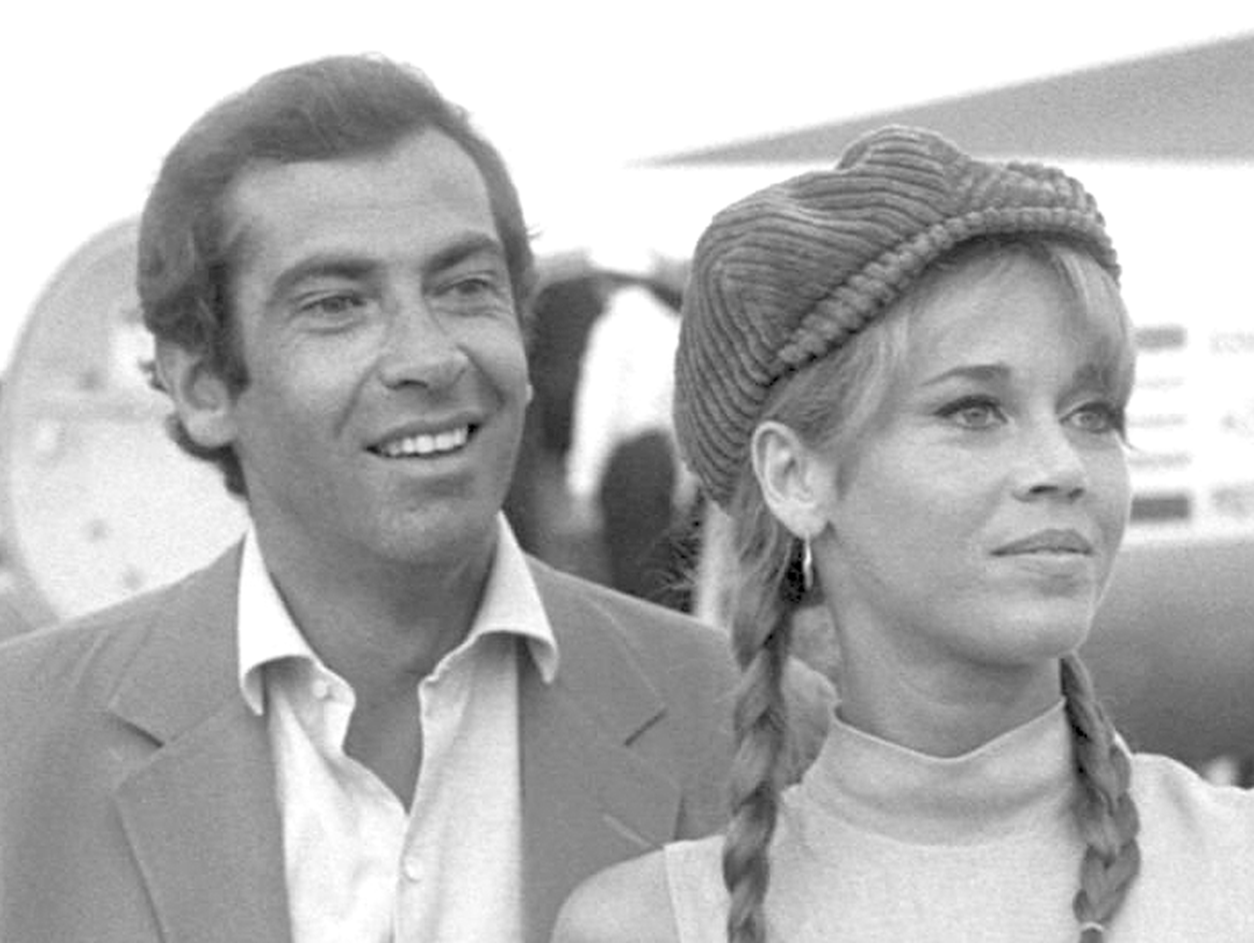Roger Vadim and Jane Fonda in 1967 (Italy).