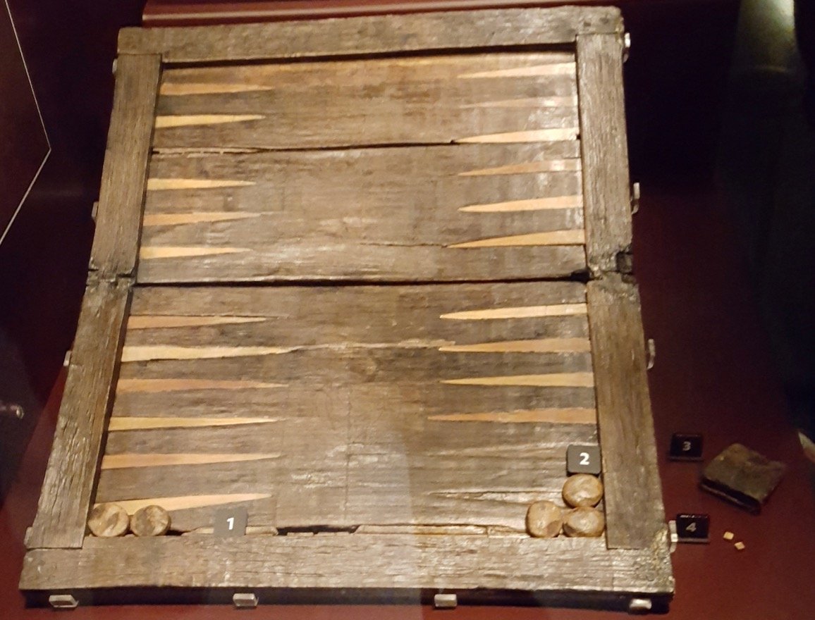 Tables game found in the shipwreck of the Mary Rose