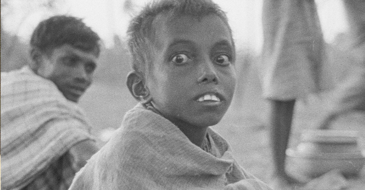 Hungry Boy Waiting for Food