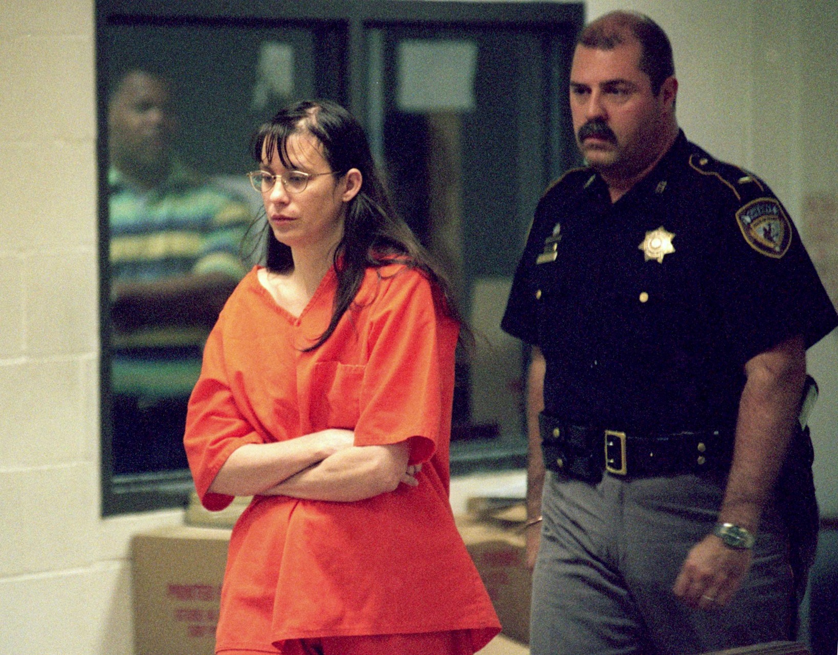 Andrea Pia Yates is escorted into court - 2001