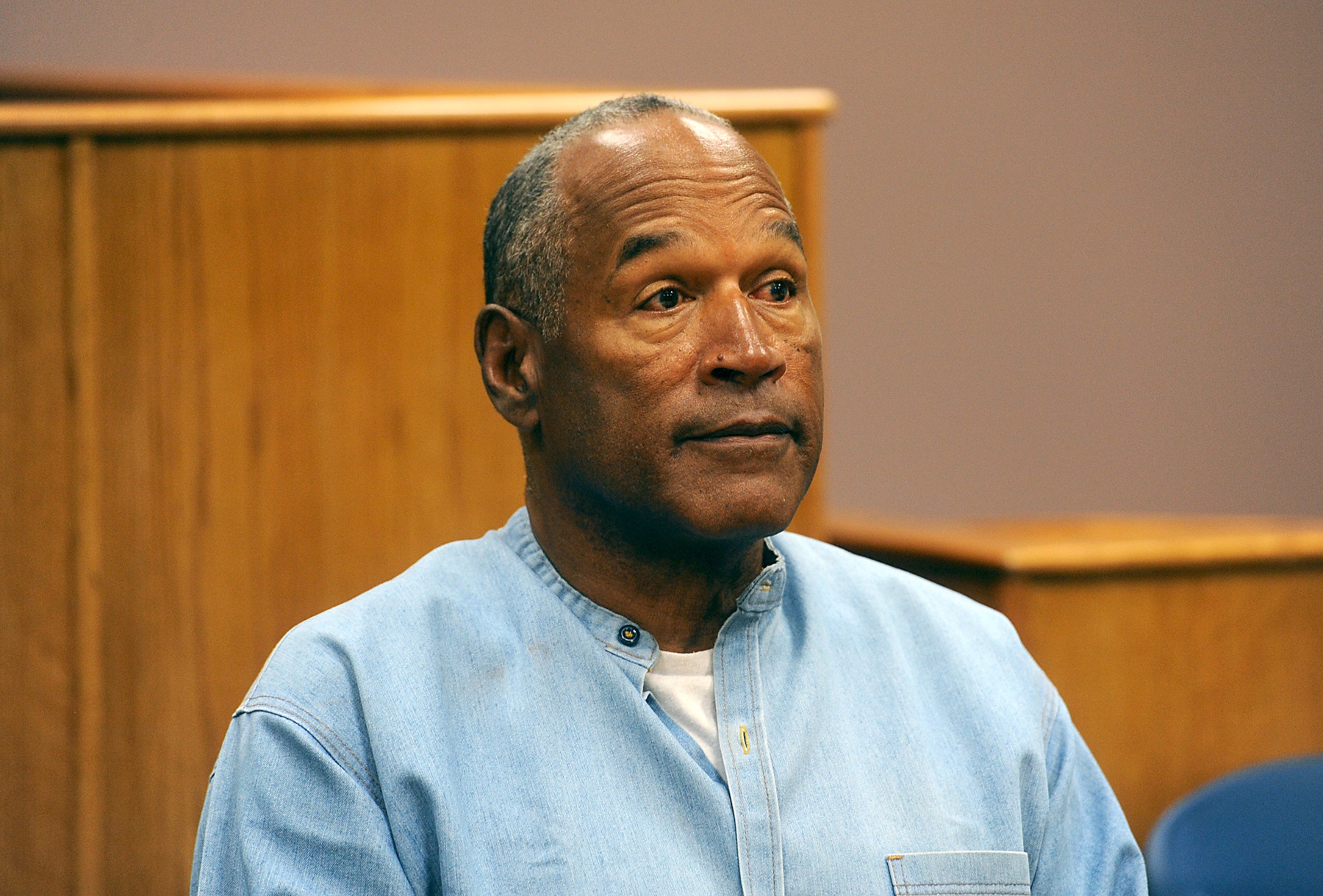 O.J. Simpson attends his parole hearing at Lovelock Correctional Center July 20, 2017 in Lovelock, Nevada.