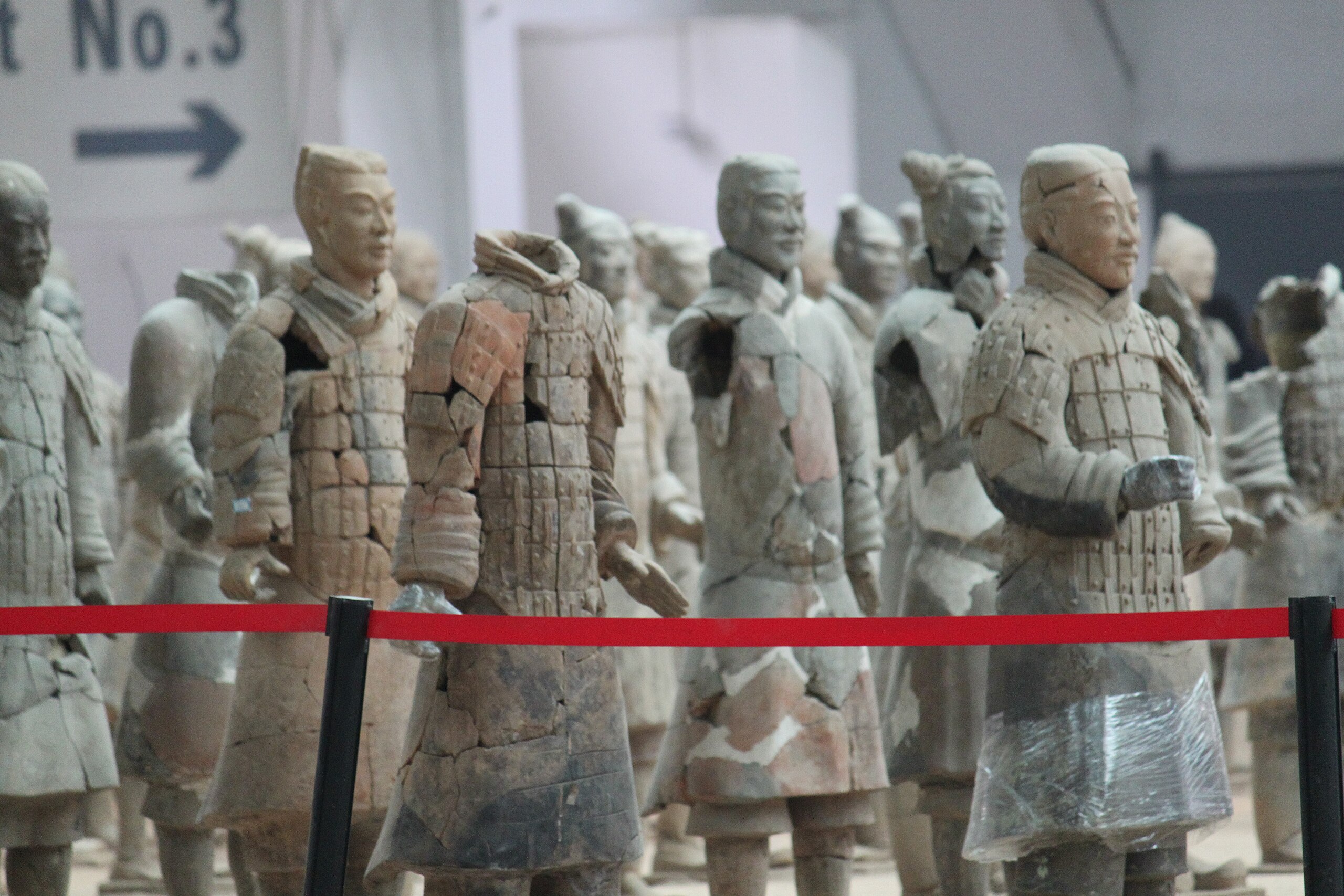 Qin Terracotta Army, Pit 1 Restoration Area