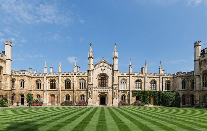 Corpus Christi College New Court, Cambridge, Uk