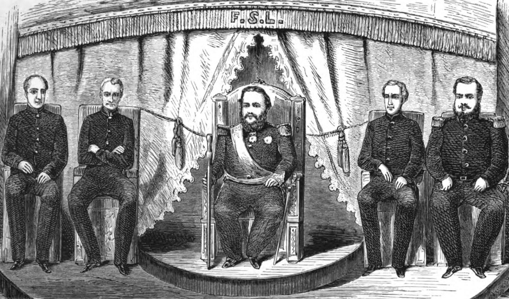 Francisco Solano López  pencil drawing