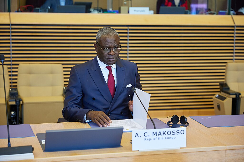 Portrait Photo of Anatole Collinet Makosso, Congolese Prime Minister