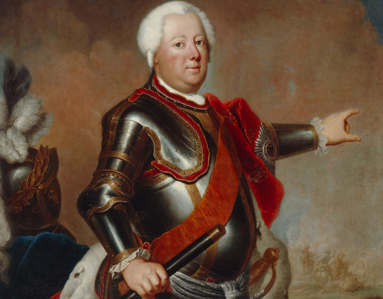 Frederick William I of Prussia in armor