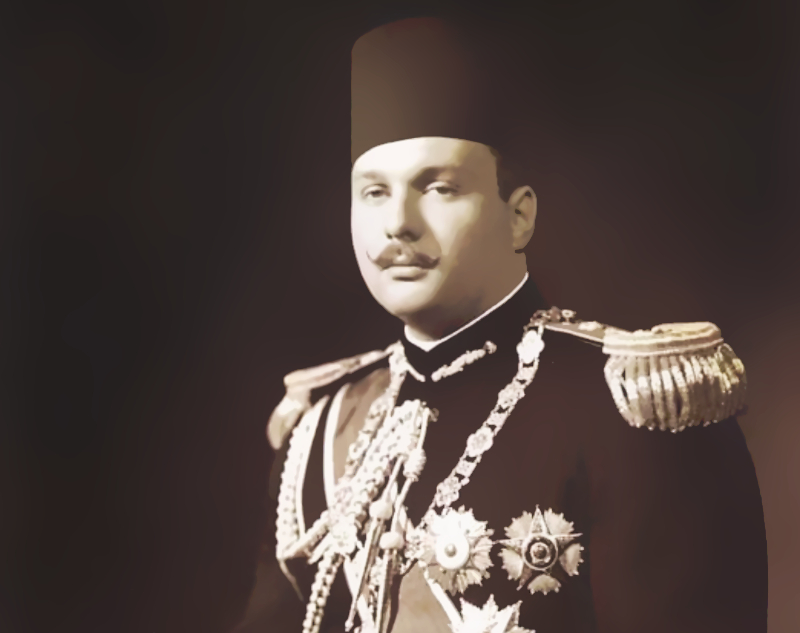 Farouk of Egypt in uniform