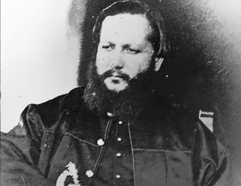 Francisco Solano Lopez Carrillo in black