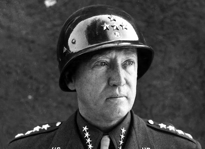 General George S Patton in uniform